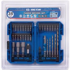 Set de tubulare, bite, duze King Tony 1035MR биты и принадлежноести, 35 пр.
