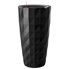 Цветочный горшок Lechuza Diamante Premium, Black Matt
