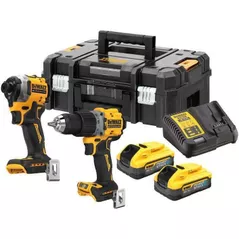 Набор электроинструментов DeWalt DCK2051E2T-QW Set instrumente (DCD800+DCF850)