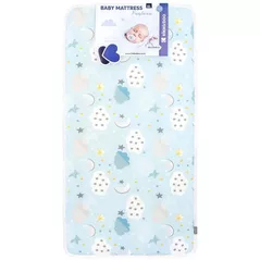 Матрас детский Kikka Boo 41107030002 Saltea pentru patut Fantasia Clouds Blue, 120x60x9cm
