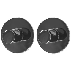 Вешалка для ванной Bisk 08581 Set cuere (2buc.) STYLE, gri