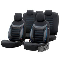 Чехол для автомобиля Pigeon Set OTOM INDIVIDUAL 2+1 negru albastru IND203