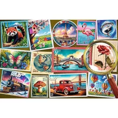 Puzzle Trefl 23100 Puzzle 300. Easy Piece: Timbre poștale