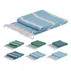 Textile de casă H&S 46849 Полотенце для хамама 90x180cm х/б Полоса