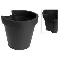 Садовая фигура ProGarden 31201 Вазон цветочный с выемкой D23.5cm