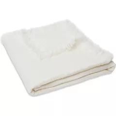 Комплект подушек и одеял Jollein 521-511-66041 Paturica Muslin Fringe Ivory, 75x100cm