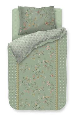 Домашний текстиль Pip Studio 329368 Kili Flower Green 140x200/220