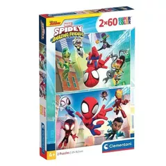 Puzzle Clementoni Puzzle 2x60 Spidey and his amazing Friends (21625)