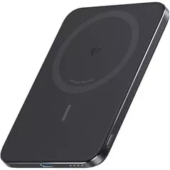Аккумулятор внешний USB (Powerbank) Xiaomi UltraThin Magnetic 5000 15W Black