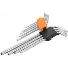 Set de unelte de mână Tolsen Set 9 chei TORX extra-lungi T10-T50 (20057)