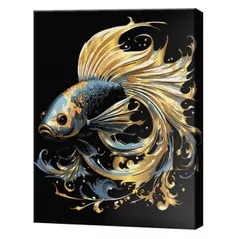Картина по номерам BrushMe BSB0006 Pictura pe numere 40x50cm Black Eco Pestisor magic