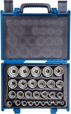 Set de tubulare, bite, duze King Tony 4057MR набор торцевых головок 12гр. 8-36мм 1/2" 27 пр.