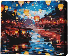 Tablou pe numere BrushMe MG0028FC 40х50cm (fără cutie) Festivalul luminilor