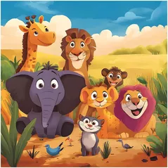 Puzzle Три Совы RL376355 "Zoo din Africa", 16 elemente