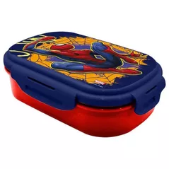 Контейнер для хранения пищи KiDS Licensing SP50071 Rectangular Lunch Box With Cutlery Spiderman