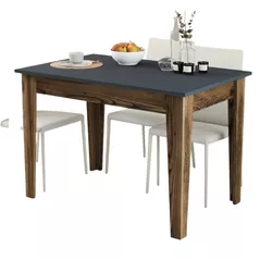 Masă Trendy Kiev 504-Nuc, Antracit 110x75x72cm