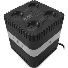Стабилизатор напряжения Sven VR-F2000U, 530W, Black
