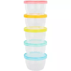 Контейнер для хранения пищи Badabulle B004304 Set 5 recipiente etanse pentru pastrarea hranei