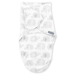 Accesoriu pentru înfășat Bright Starts 17261-053 Ingenuity Swaddle Me Scribble Elephant Monogram (0-3 luni)
