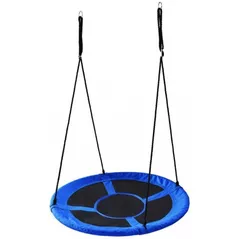 Leagăn Jumi Balansoar rotund tip cuib JUMI (albastru)