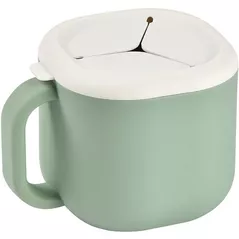 Seturi pentru hrănire bebelușilor Beaba B913564 Recipient silicon pentru gustari Sage Green