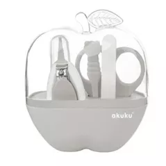 Set pentru îngrijirea bebeluşului Akuku A0473 Apple Case grey