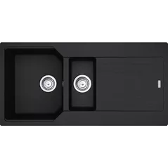 Мойка кухонная Franke 114.0687.305 Fragranite UBG 651-100 Matte Black