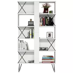 Raft de birou Trendy Extra, Alb 90x167x22cm, raft de carti