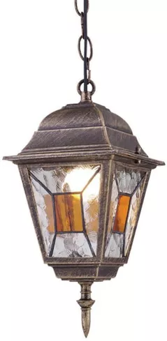 Aplică exterior Vivalux VIV004229 de gradina MURANO, suspendat, E27, alama antica