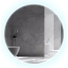 Зеркало для ванной Uniplast LM-207.5858 LED 6000K (rotunda) 58x58 cm