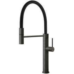 Смеситель кухонный Gessi 60012-707 Gessi 316 Black Metal Brushed PVD