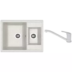 Мойка кухонная со смесителем Dr.Gans Astra 620K + SanDonna F 1066 gri