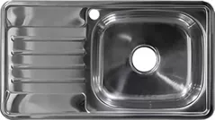 Мойка кухонная Rubano HD7642P incastrabila 760x420x180mm. (dreapta),inox, luciu-0,8mm