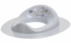 Детский горшок Bisk 08316 Reductor wc p/u copii Zebra, gri