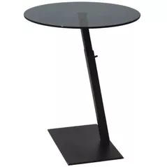 Журнальный столик Trendy Дымчатый, Черный 40x75x40 см