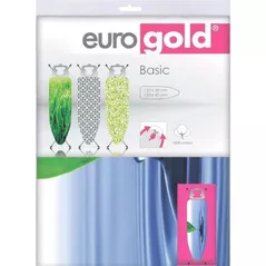 Аксессуар для гладильной доски EuroGold DC42 Husa p/u BASIC, 120x38 cm/ 120x42 cm, 100% cotton, butterfly clip