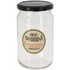 Container alimentare Excellent Houseware 49636 Банка стеклянная с крышкой 0.72l, H15cm, Food