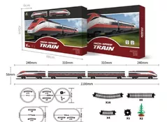 Mașină Richi (63459) Cale ferata cu tren pe baterii, cu sunete si lumini