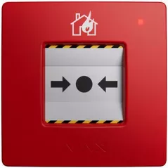 Accesoriu pentru sisteme de securitate Ajax Manual Call Point (Red) (8EU) ASP