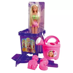 Игрушка для песочницы Androni 1448-ST Пляжный набор ST с куклой 34,5