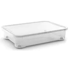 Cutie depozitare KIS 38587 Коробка с крышкой подкроватная 54l, 80x58xH18cm, прозрач