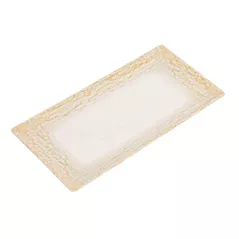 Тарелка Ipec 30908364 Farfurie ceramica rectangulara Selena, 30x15cm