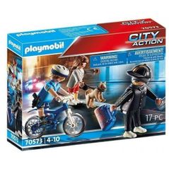 Конструктор Playmobil PM70573 Police Bicycle with Thief