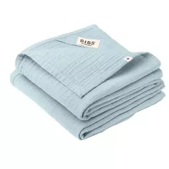 Accesoriu pentru înfășat BIBS 9402231 Set de 2 museline 70x70cm, Baby Blue