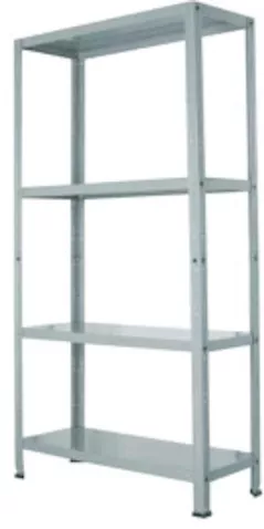 Cтеллаж складской miscellaneous 2307571 KLIP 75x30x145cm, 4 polițe, 50kg/poliță, culoare gri (KIT-K3GN41)