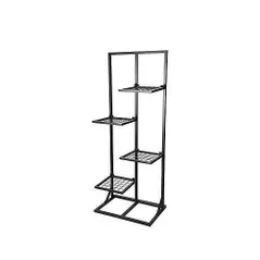 Подставка для цветов ProGarden 55361 4 полки "Etajera" 40x27x102см, металл, черный