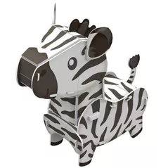 Set de construcție Noriel NOR1191 Mini Puzzle 3D Zebra
