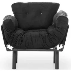 Fotoliu Trendy Nitta Single-Negru