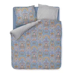 Textile de casă Pip Studio 328951 Jabali Flower Blue 200x200/220