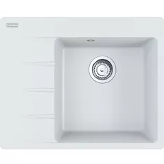 Мойка кухонная Franke 114.0633.123 Fragranite CNG 611/211-62 ST Bianco